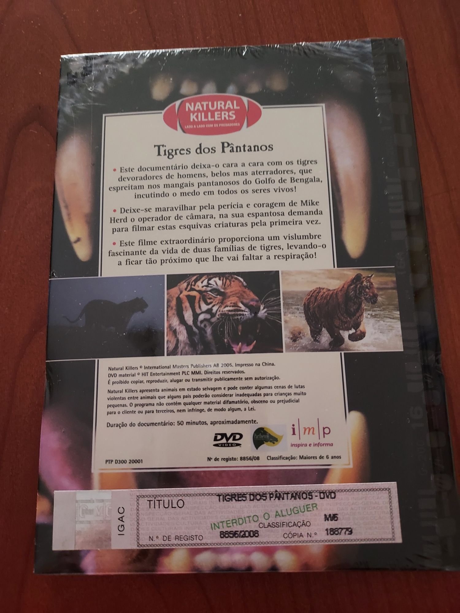 DVD Tigres dos pântanos