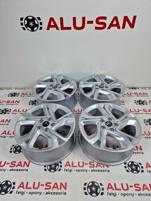 NOWE oryginalne alufelgi CITROEN 17" 5x108 C4 C5 C6 Jumpy -Srebrne