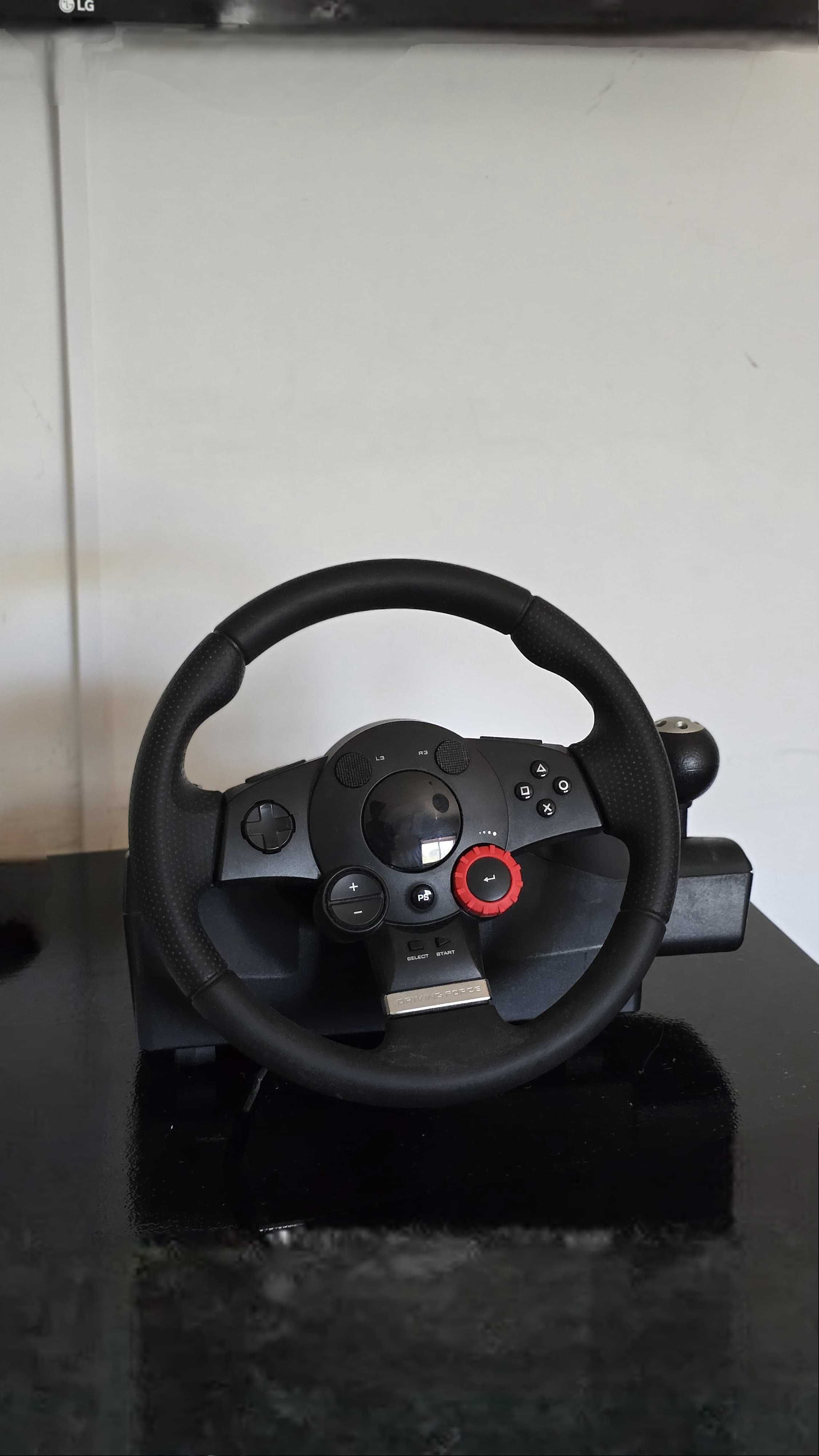 Volante Simulador Logitech Driving Force GT — Pronto a usar