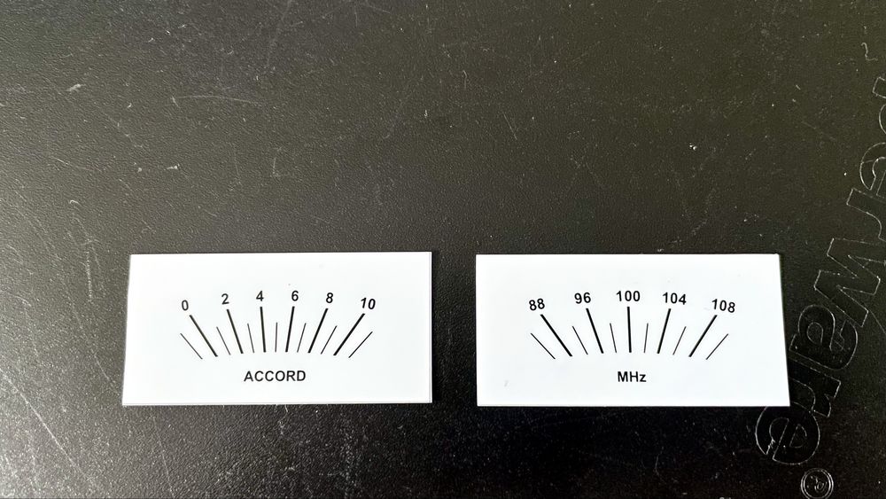 Folijki do wskaźników wychylowych Unitra TSH