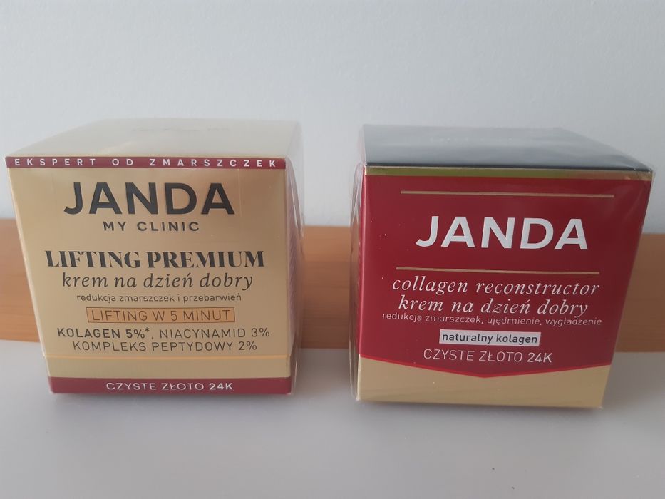 Kremy JANDA : collagen reconstructor oraz lifting premium  na dzień
