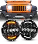 Lampy Reflektory LED 7" przód  Jeep Wrangler JK TJ CJ