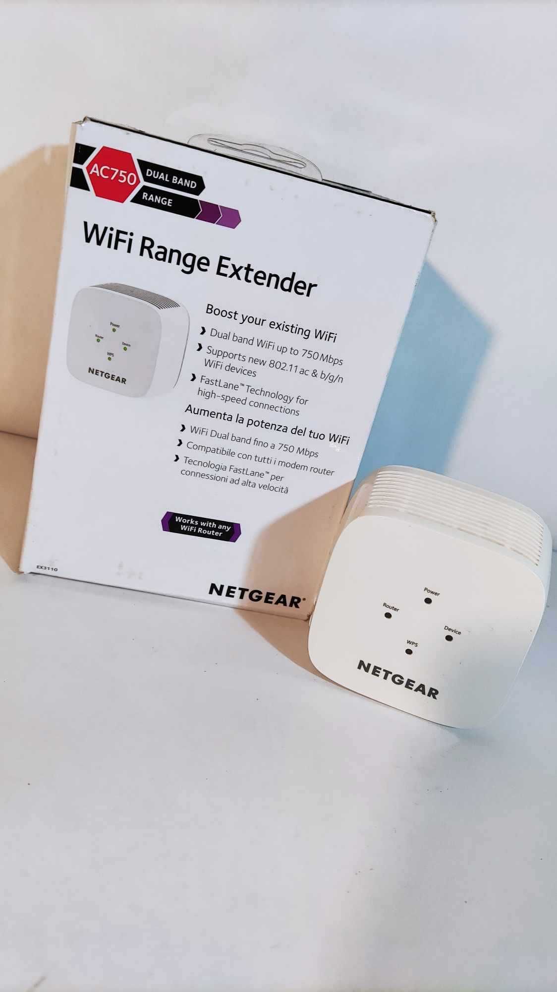 Wzmacniacz sygnału Wi-Fi Netgear EX3110 Extander Dual-Band WiFi