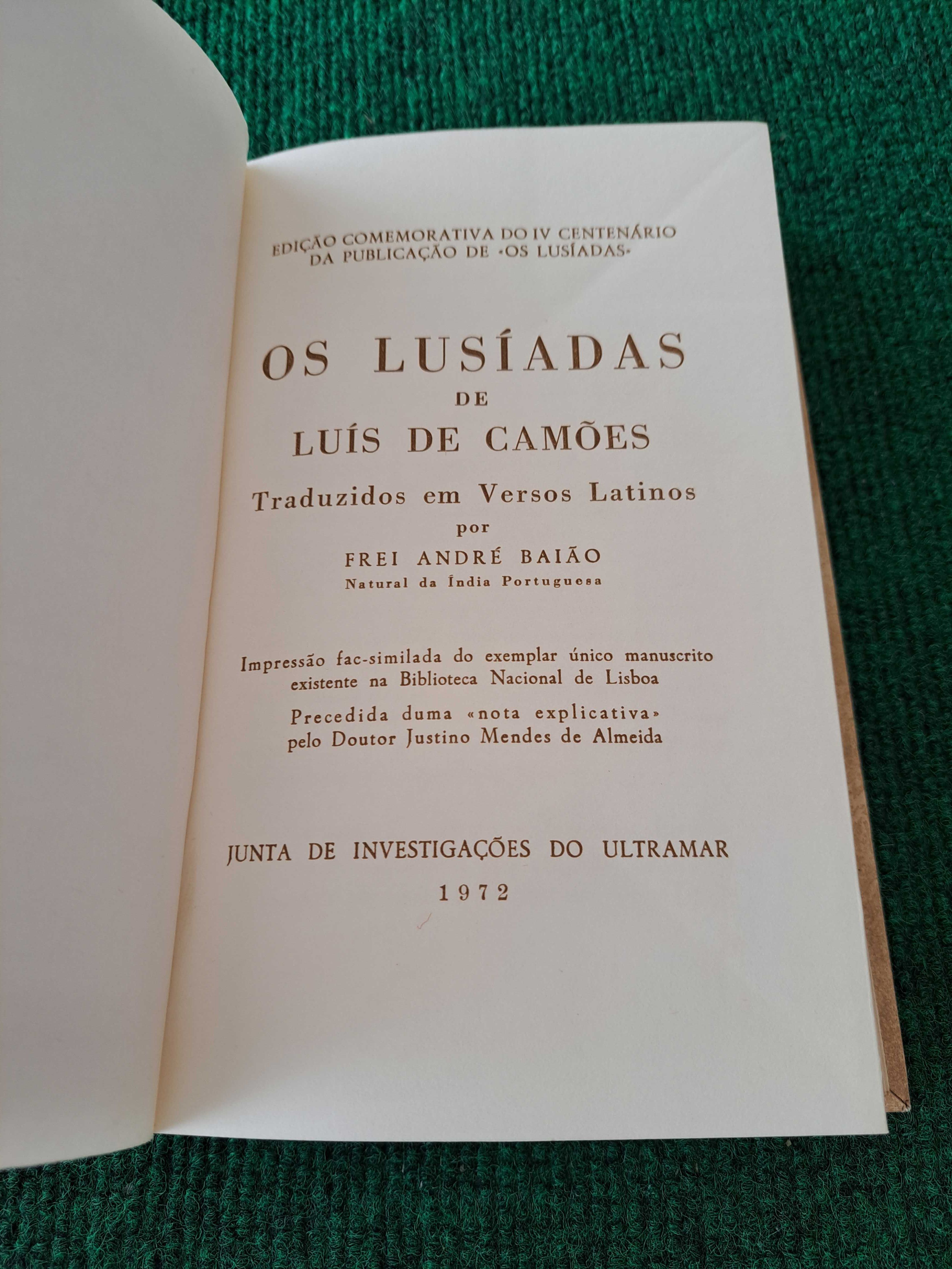 Os Lusíadas - Trad. em versos latinos por Frei André Baiã