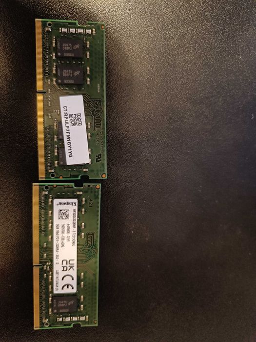 16 GB pamięci Kingston RAM DDR4 - 3200Mhz do laptopa