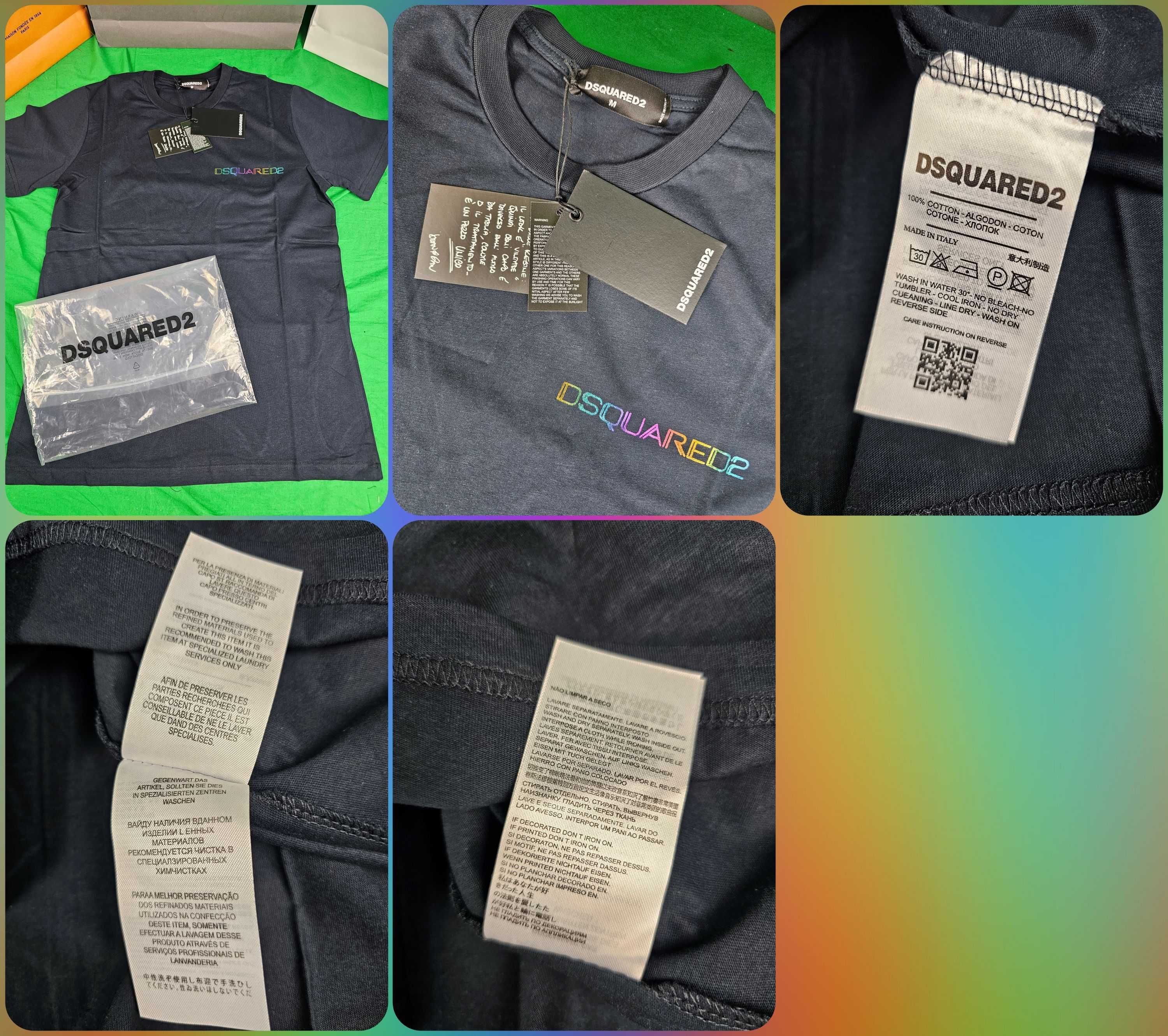 Koszulka męska paul shark polo dsq t-shirt nowość