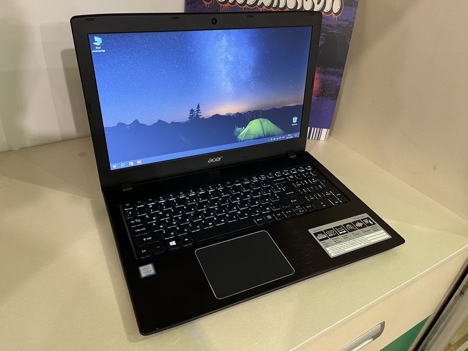 Ноутбук 15.6" Acer Aspire E15 на Intel i5-7200U с 8ОЗУ/256SSD/HD