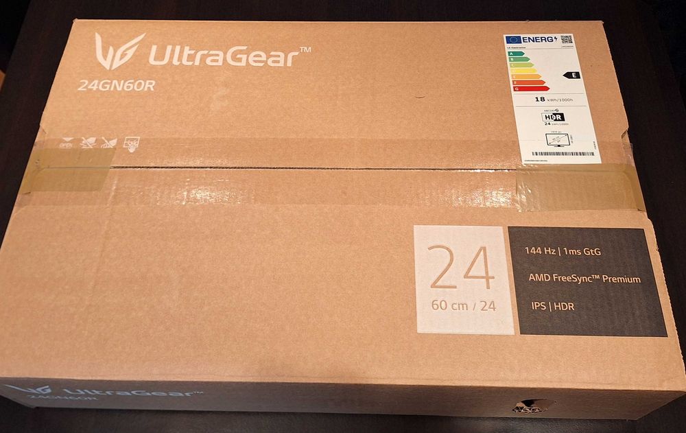 Monitor Gaming LG UltraGear 24" 24GN60R-B IPS FHD 144Hz 1ms