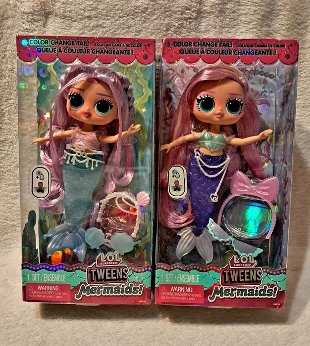 Lol mermaid, лялька лол русалка, color change