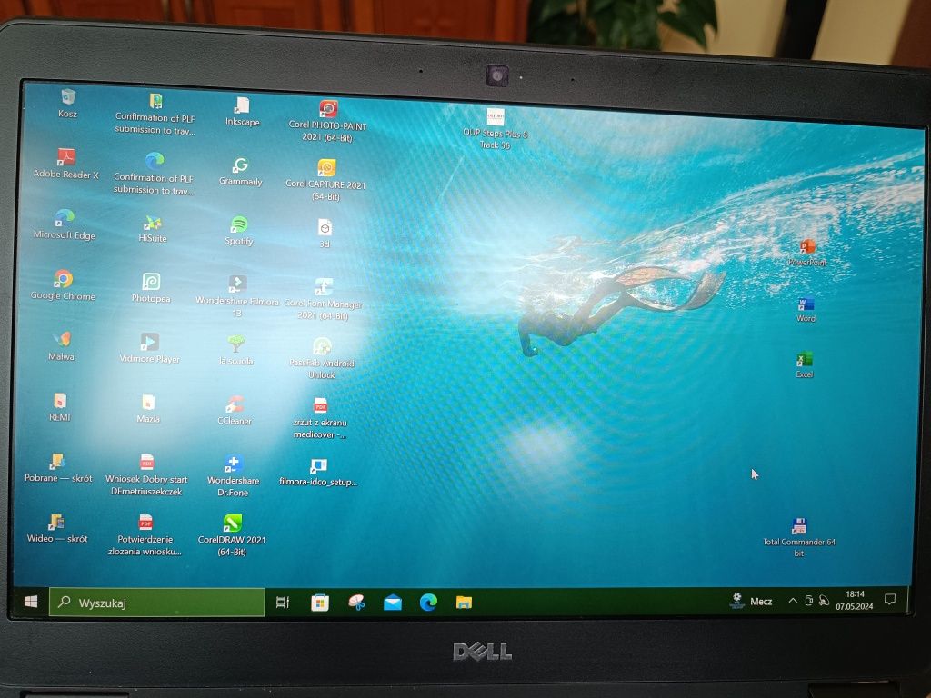 Laptop Dell Latitude E7450 + stacja dokująca