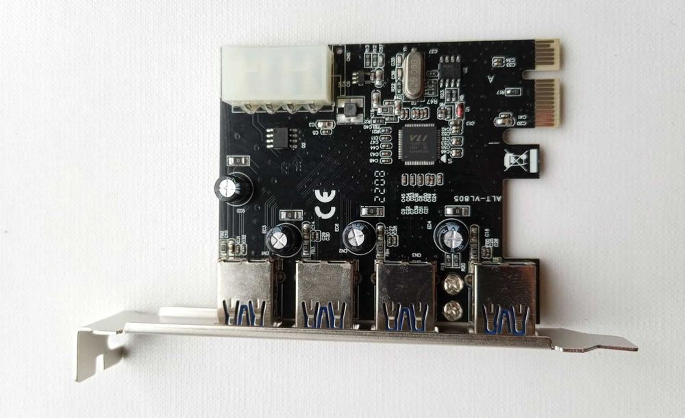 4 порта USB 3.0 5.0 GBps PCI-E плата расширения для ПК (USB3.0-4-PCIE)