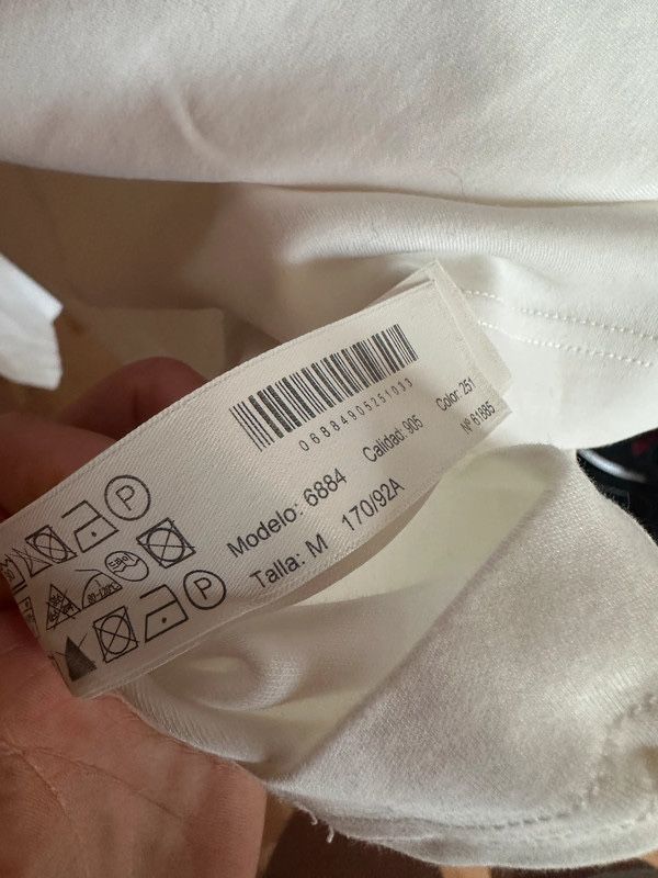 Swietna biala basicowa bluzka longsleeve Massimo Dutti Rozm M