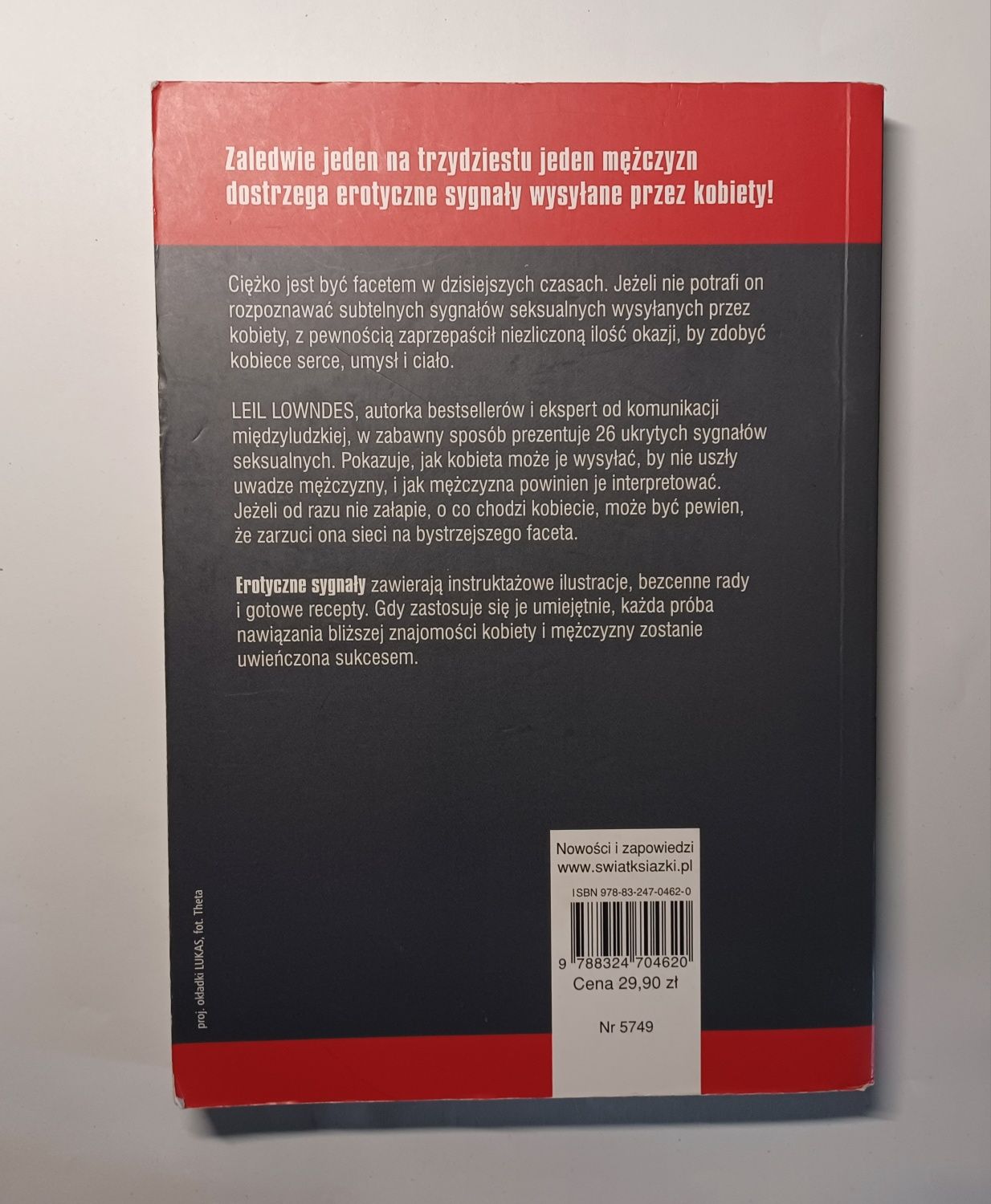 Erotyczne sygnały Mowa ciała kobiety Leil Lowndes