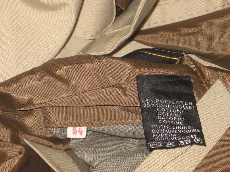 Płaszcz męski beżowy długi Lord Modell 54 duży 3 kieszenie elegancki