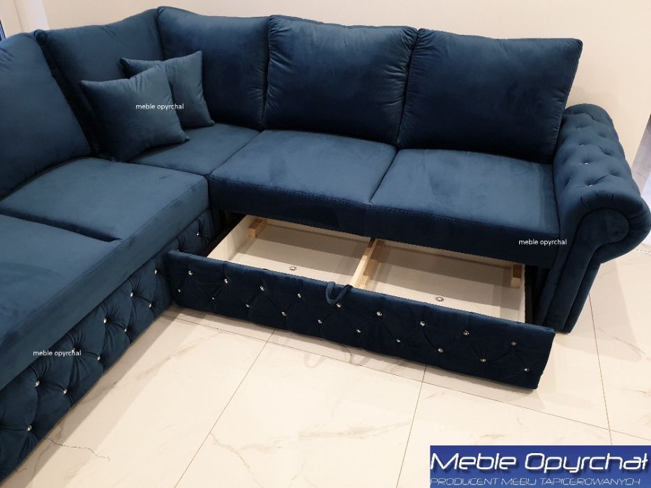 PRODUCENT!! NOWOŚĆ!! glamour narożnik sofa rogówka NR.75