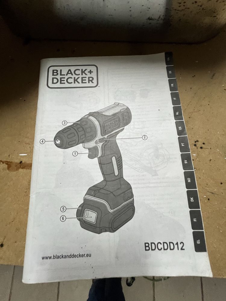 Berbequim/aparafusadora 10,8 V blacker decker