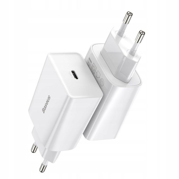 Baseus Szybka Ładowarka Usb-C 20W Do Iphone 12 13