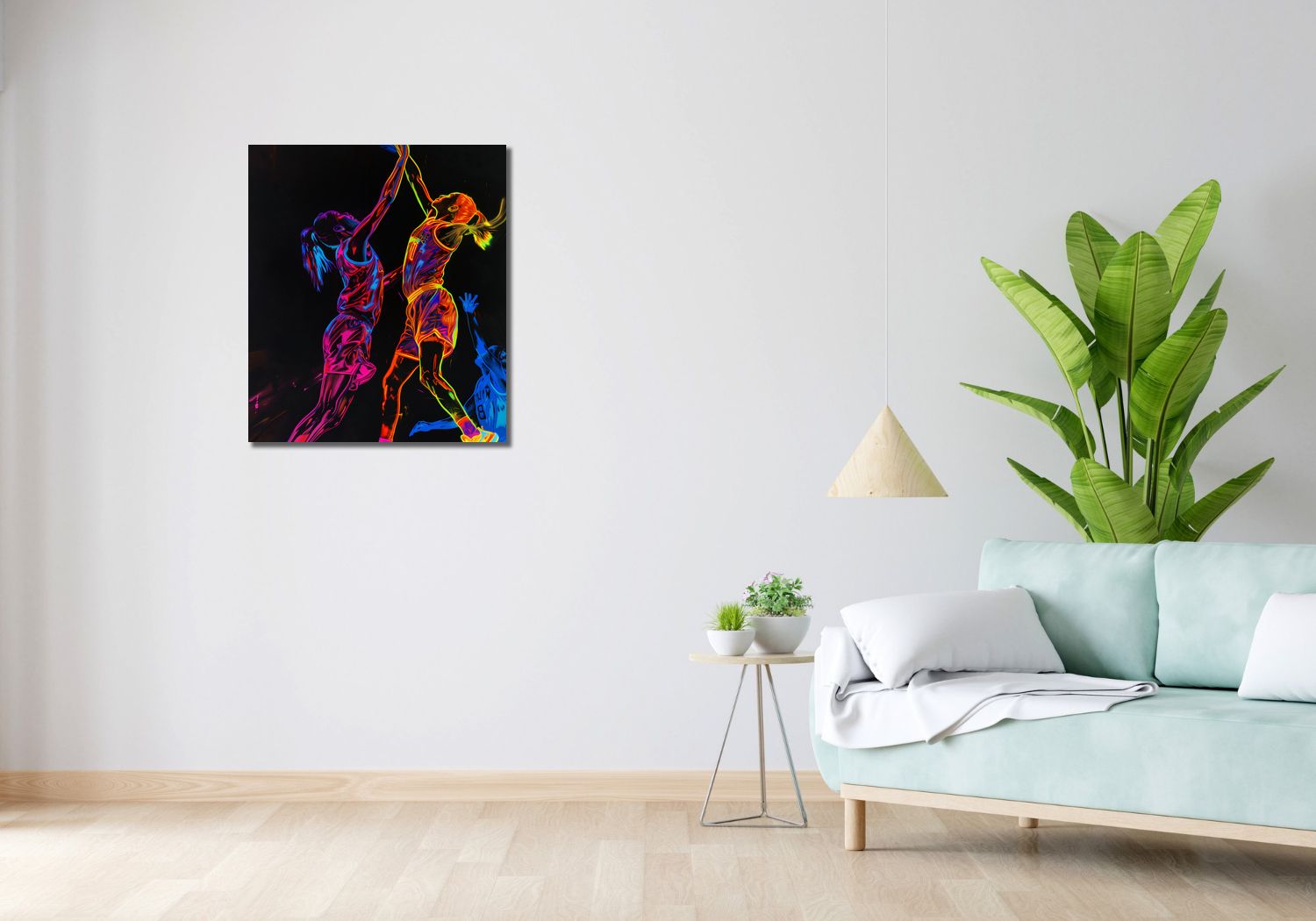 Obraz 60x70cm Mecz W Kosza