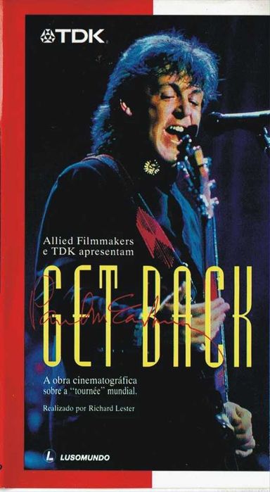 Paul McCartney, Get Back (PAL FORMAT VHS, 1990)