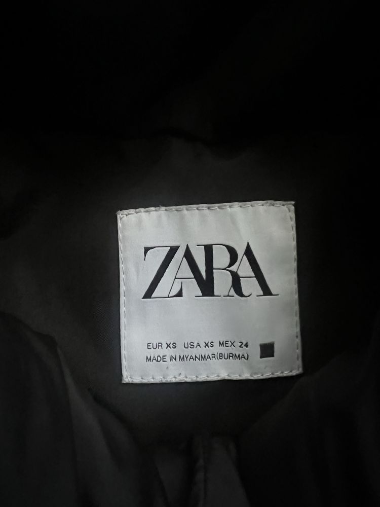Куртка пуховик zara xs