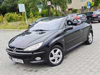 Peugeot 206 CC CC 1.6i 110KM * KLIMATRONIK * Skóra * Aluski * Super Wygląd *