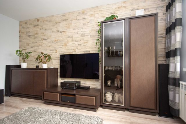 Zestaw mebli do salonu BRW Areka wenge duży