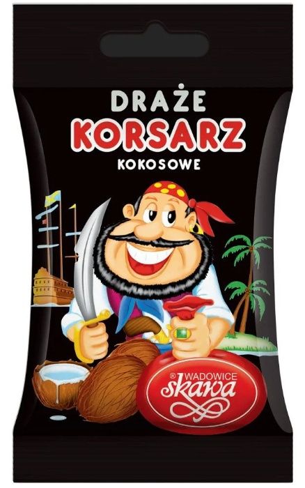 Оптом, польські драже, горішки, орешки, Корсар Draze KORSARZ 70г