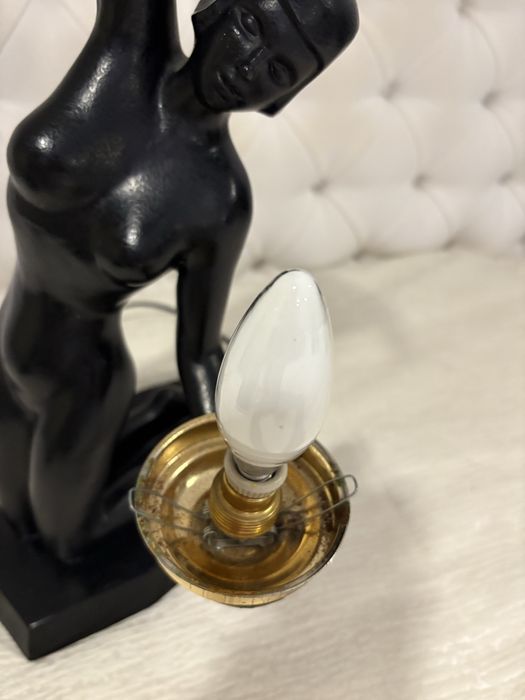 Candeeiro Art deco de ONICES  E.T.H usado e sem abajur/globo