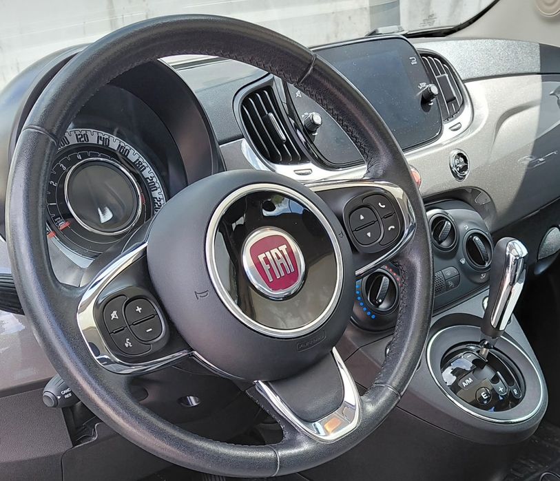 Fiat 500 1.2Lounge Automatico Pouco km irrepreensível