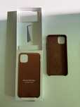 11 pro max - Leather Case, Spigen