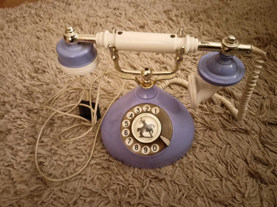 Oryginalny, elegancki telefon retro rosyjski/radziecki 1991