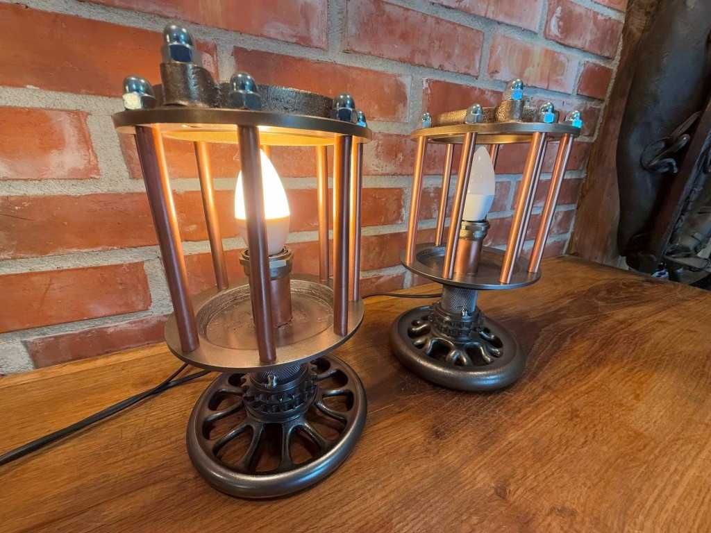 Lampa gabinetowa, industrialna, antyk