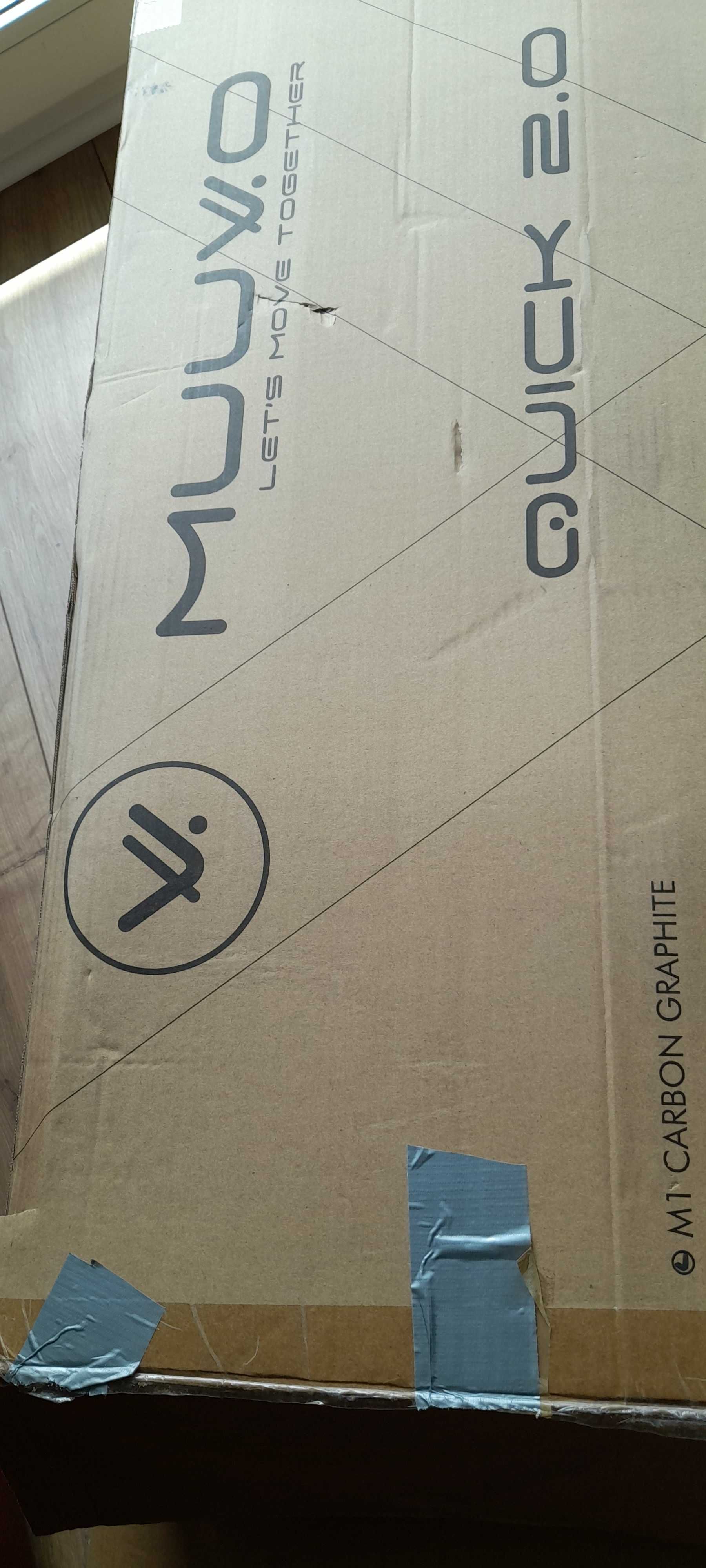 Wozek spacerowy plus gondola MUUVO QUICK 2.0  POPIELATY