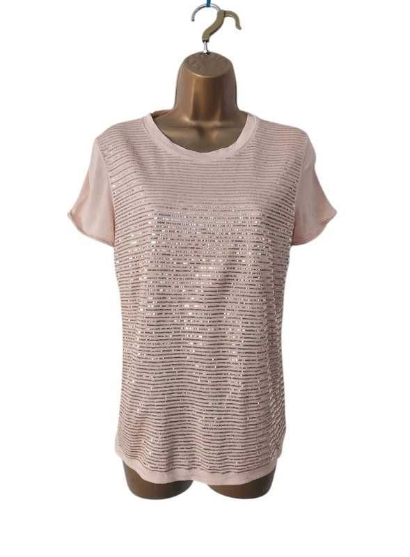Christian Dior vintage t-shirt cekinowy 10