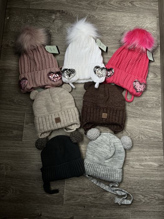 Зимова тепла шапка дитяча   в різних кольорах