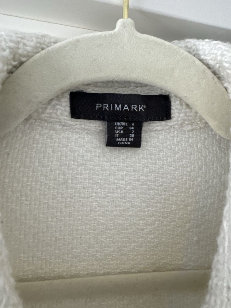 Biala kurtka koszulowa primark