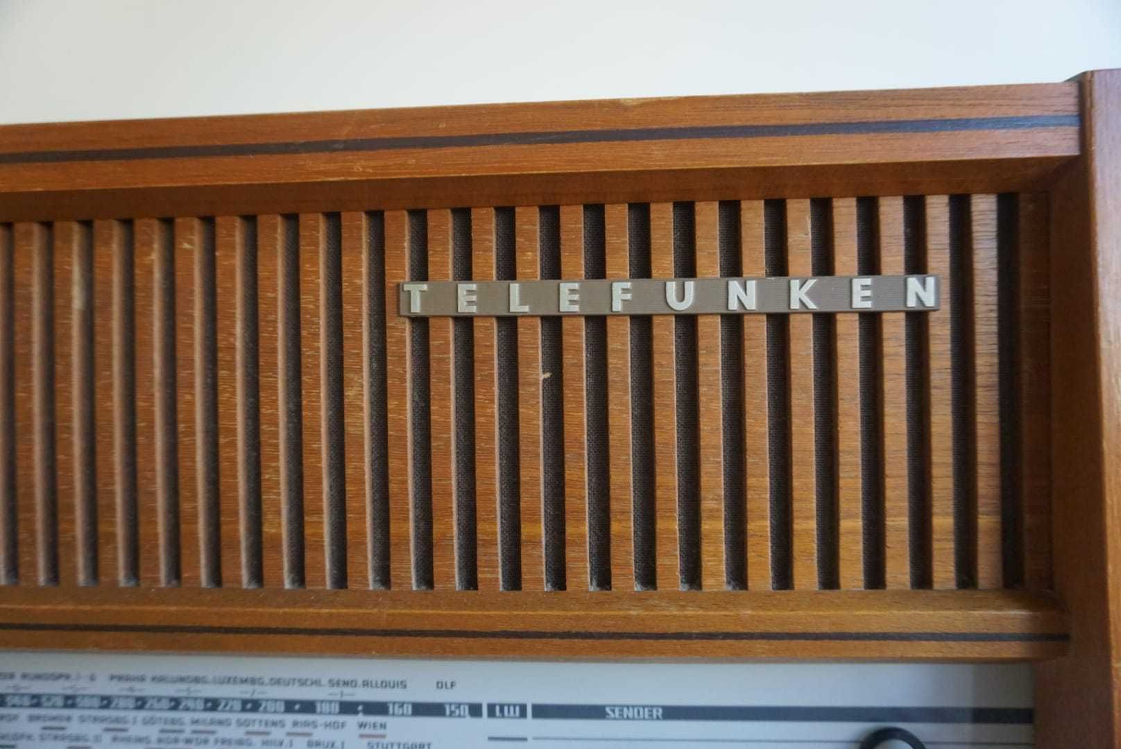 Retro radio Telefunken Andante 1462 - rádio válvulas antigo [c/ FM]