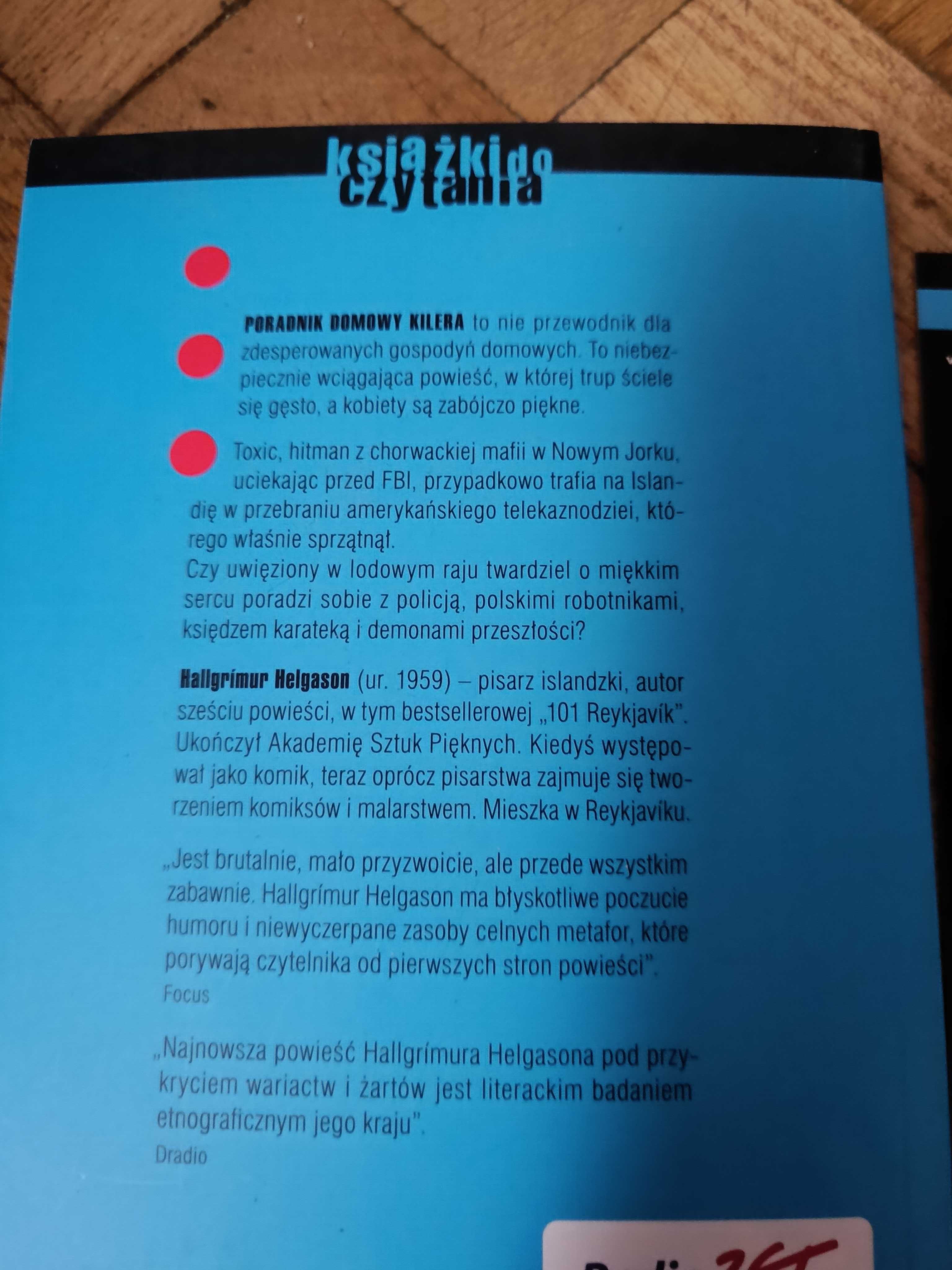 Książka Poradnik domowy kilera z zakładką