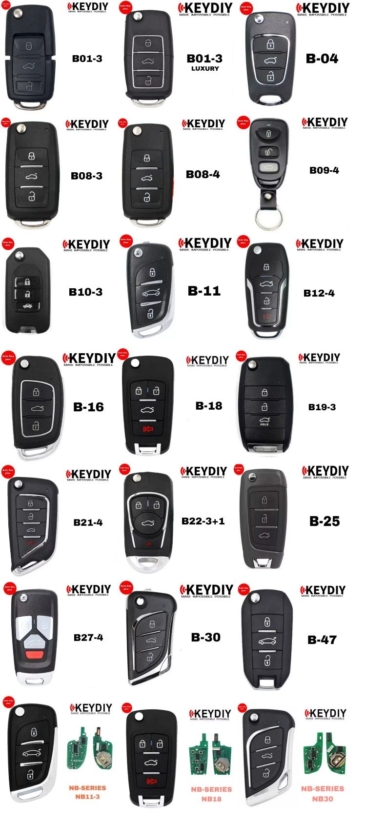 Авто ключи Xhorse, KeyDIY, Autel — качественные, с быстрой доставкой!
