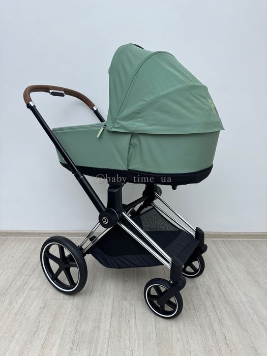 Cybex Priam 4.0 Rose Gold&Leaf Green коляска Сайбекс Пріам 2025