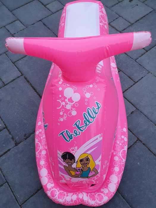 Dmuchany scooter skuter wodny do basenu dla dzieci różowy