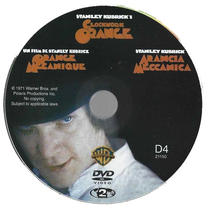 Laranja Mecânica - - - Filme - - - - - DVD