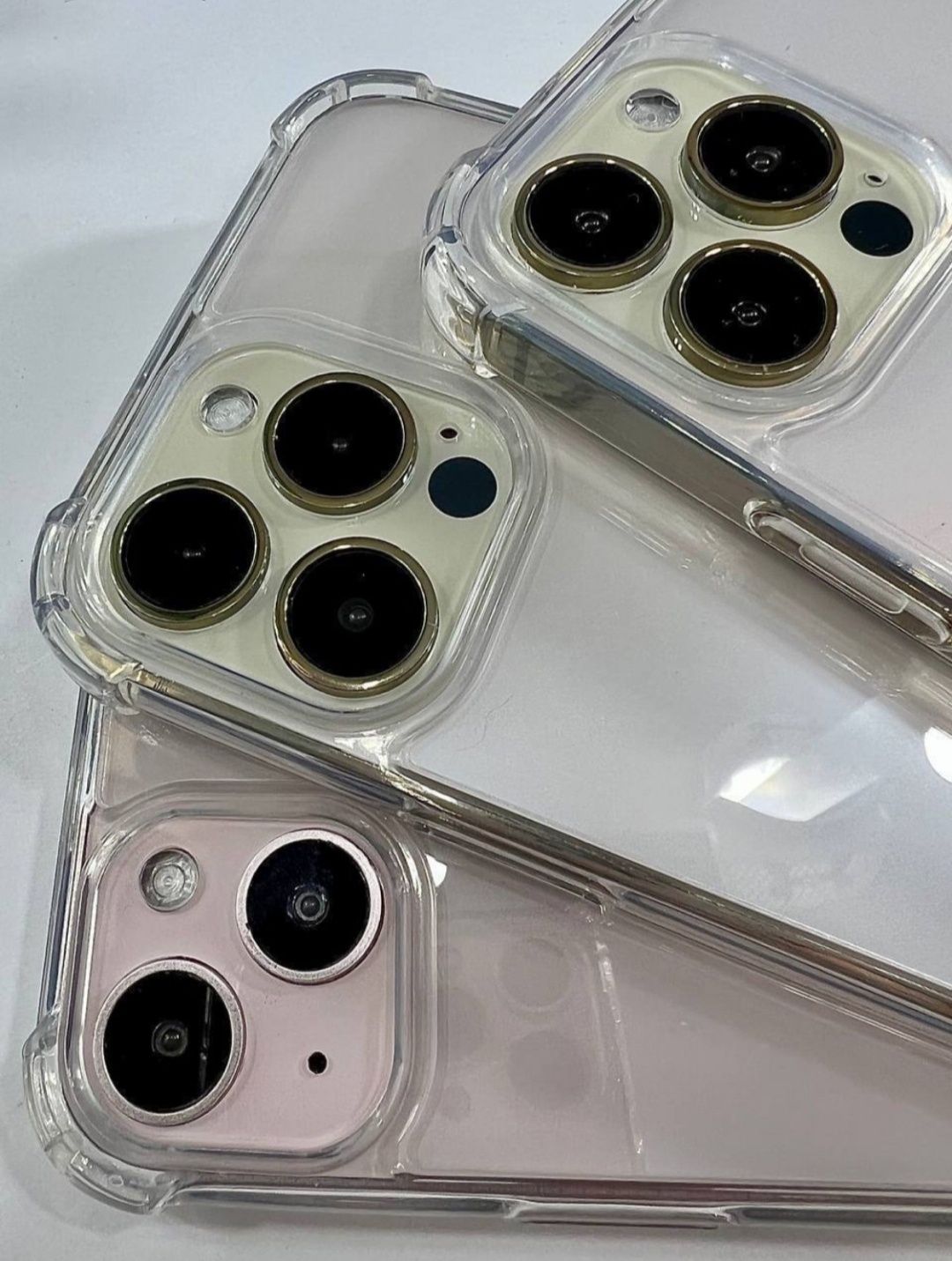 Чехол противоударный на iPhone 11 - 13 Pro Max прозрачный чохол айфон