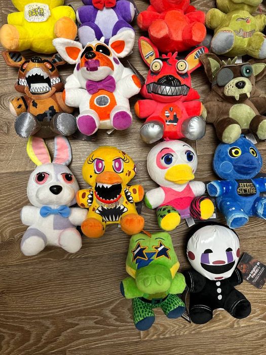 Плюшевые игрушки 5 Ночей с Фредди Фнаф Бони Фокси Чика Спрингтрап Манг