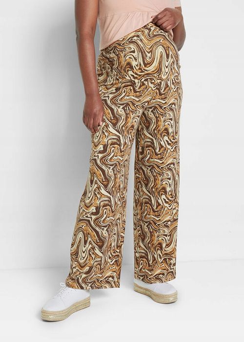 AF4965 spodnie ciążowe we wzory r.36/38