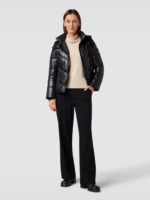 Kurtka pikowana ze stójką model ‘Pepule’ - czarny Boss nowa z metką