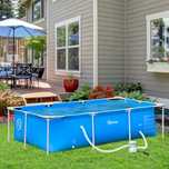 Piscina Desmontável Tubular 252x152x65cm