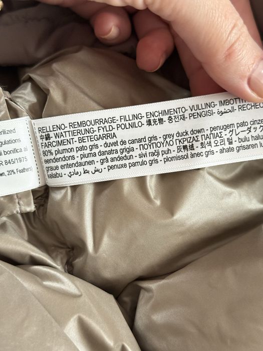 Kurtka puchowa Massimo Dutti M 38 oversize