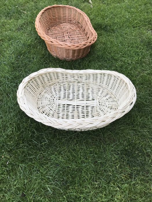 Legowisko dla pieska kotka nowe 73 x 54 cm kosz wiklinowy