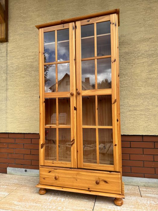 Komoda drewniana szafka szafa witryna kredens stół kanapa fotel
